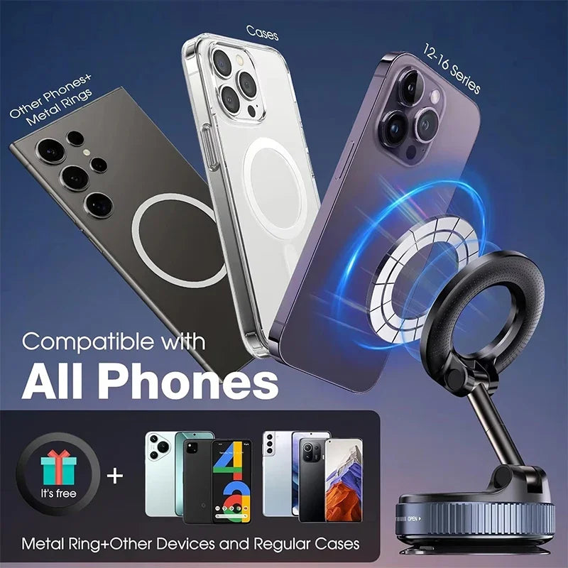 Magnetic Car Phone Holder 360