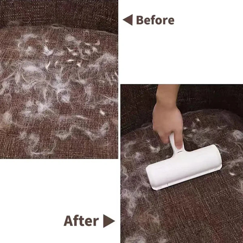 Remover Roller - Dog & Cat Fur Remover with Self-Cleaning Base