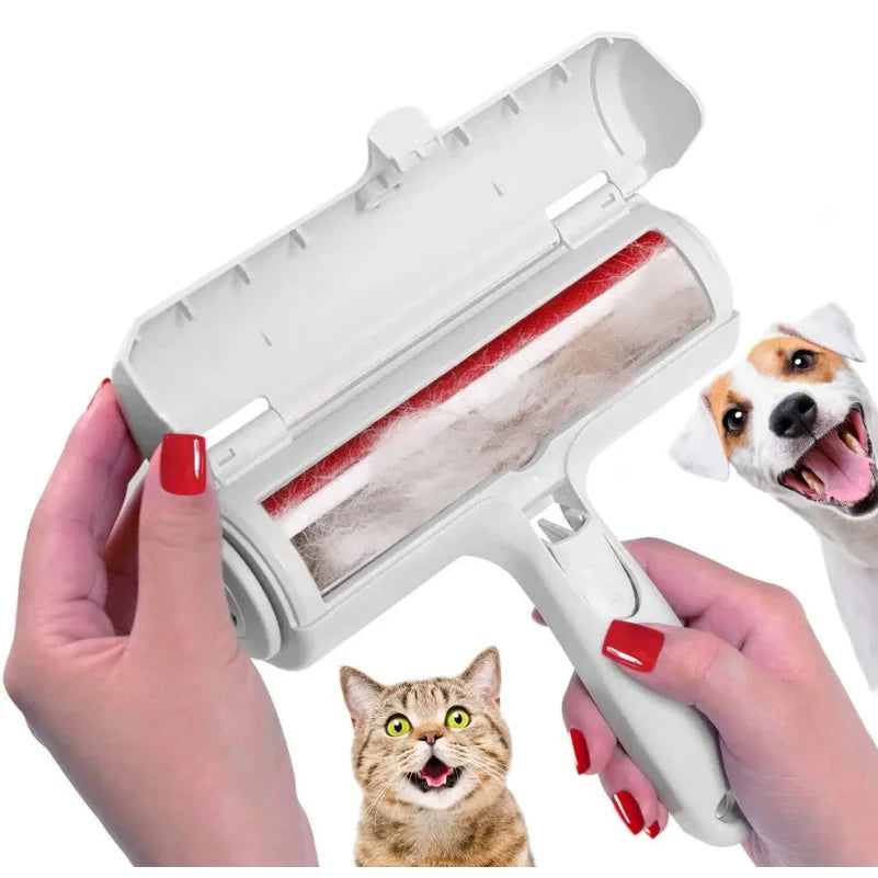 Remover Roller - Dog & Cat Fur Remover with Self-Cleaning Base